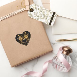 Dramatic and Elegant Gold Rose