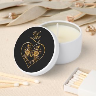 Dramatic and Elegant Gold Rose