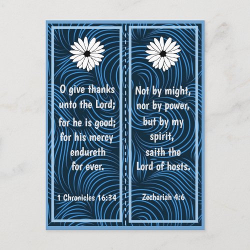 Dramatic Bible Scriptures Bookmark Postcard