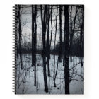 Dramatic Black and White Landscape Notebook