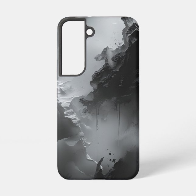 Dramatic Black and White Wallpaper Samsung Galaxy Case (Back)