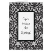 Dramatic Black Damask Pattern (Front)