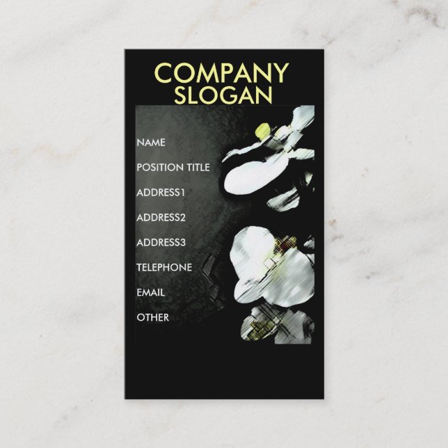 dramatic business card (Front)