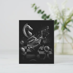 Dramatic Chess Battle – Knight vs. Horse