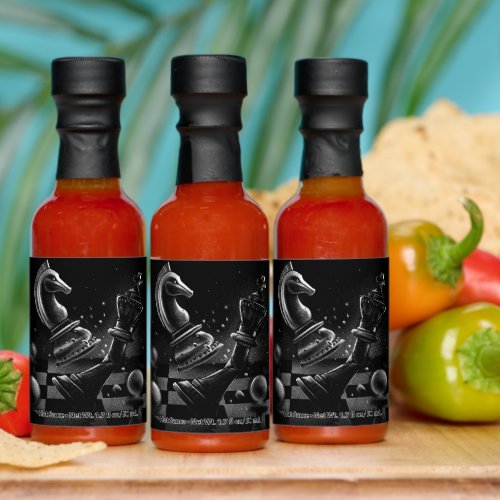 Dramatic Chess Battle – Knight vs. Horse  Hot Sauces