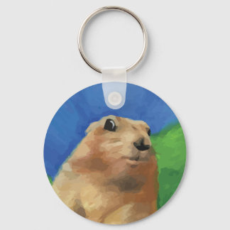 Dramatic Chipmunk Keychain