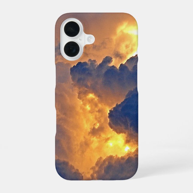 Dramatic Cloud Formation iPhone Case (Back)