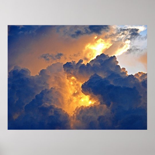 Dramatic Cloud Formation Poster | Zazzle.com