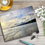 Dramatic Cloud Sunset Pismo Beach California Photo Jigsaw Puzzle<br><div class="desc">This dramatic coastal Pismo Beach, California, wide, pristine, sandy beach landscape, taken close to sunset exudes peacefulness and solitude. Here you’ll find the surfers waiting for the perfect wave as well as the small birds searching for their evening snack. Recall memories of summer whenever you use this stunning, chic, stylish,...</div>