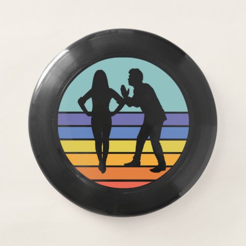 Dramatic couple vintage design Frisbees