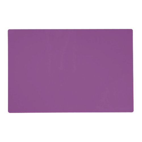 Dramatic Dahlia Purple Bold Violet Solid Color Placemat