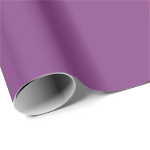 Dramatic Dahlia Purple, Bold Violet Solid Color Wrapping Paper