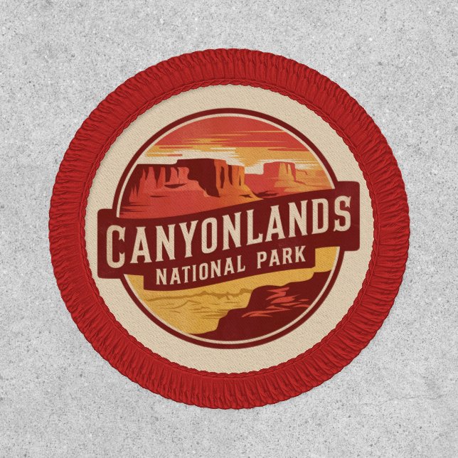 Dramatic Desert of Canyonlands National Park Patch (Front)