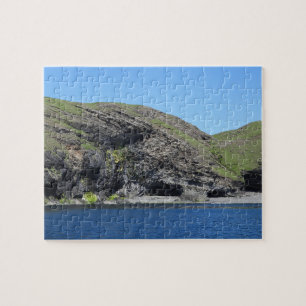 Dramatic Dragon Face Cliffs Isle of Skye Fantasy Jigsaw Puzzle