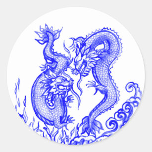 Chinese Zodiac Cute Wood Dragon Sticker for Sale by SundayDonuts
