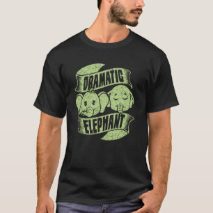 Dramatic Elephant For Men Women Wild Animal  2 T-Shirt