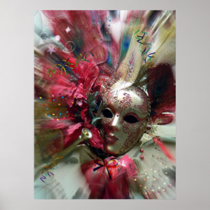 Dramatic Fantasy Mask Decor