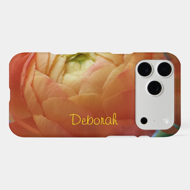 Dramatic Floral Photograph Ranunculus Case-Mate iPhone Case (Back (Horizontal))