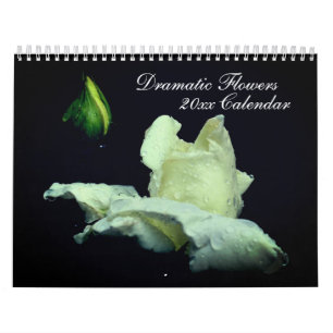 Dramatic Flowers Photography Calendar