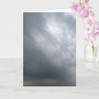 Dramatic Gray Stormy Sky Art Card