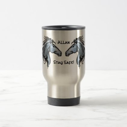 Dramatic Horses Travel / Cummuter Mug