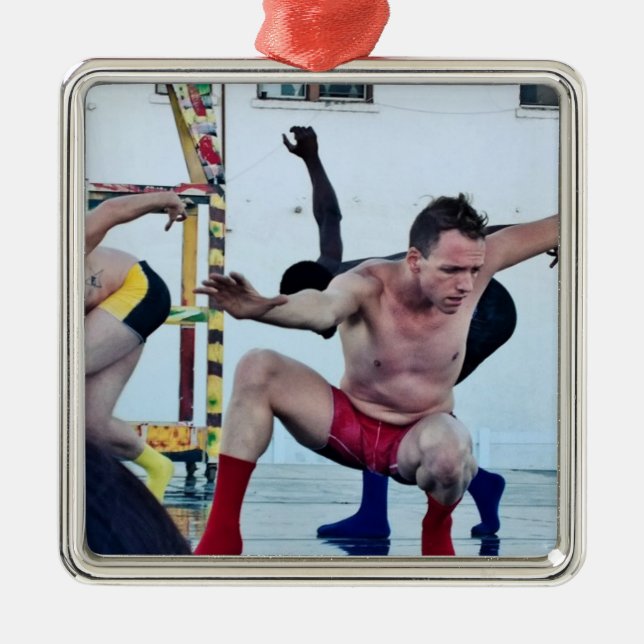 Dramatic Interpretive Dance - Performing Arts Metal Ornament (Front)