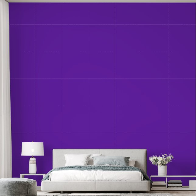 Dramatic magenta hot pink purple color wallpaper  (Bedroom)