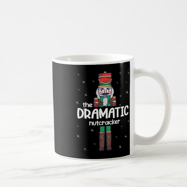 Dramatic Nutcracker Family Matching Funny Gift Paj Coffee Mug (Right)