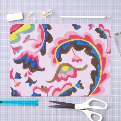 Dramatic Pink Vintage Tissue Paper