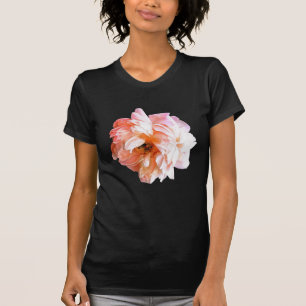 Dramatic Pinkish Peach Peony T-Shirt