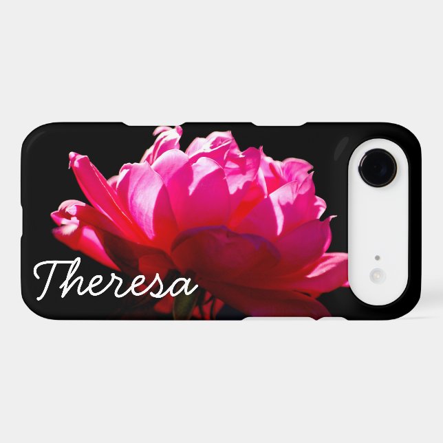 Dramatic Red Rose Photo Case-Mate iPhone Case (Back (Horizontal))