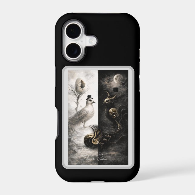 "Dramatic Requiem", Apple iPhone 17 Case (Back)