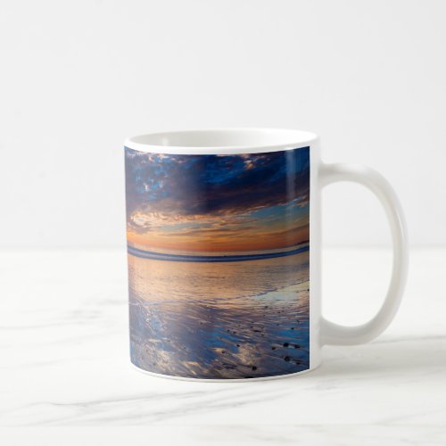 Dramatic seascape sunset CA Coffee Mug