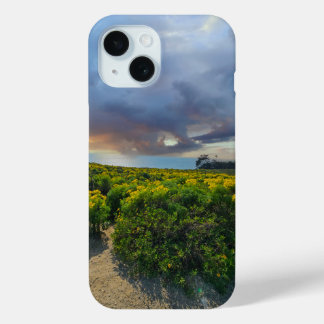 Dramatic Skies at Sunset at Point Dume iPhone 15 Case