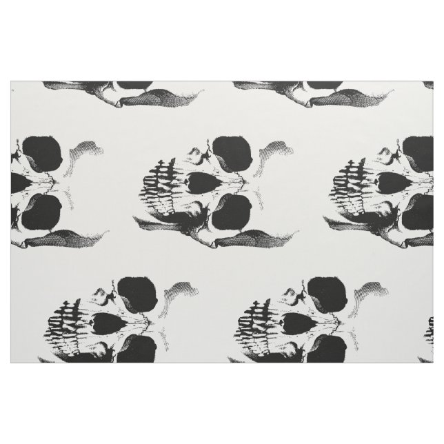 Dramatic Skull Face Fabric (Yard)