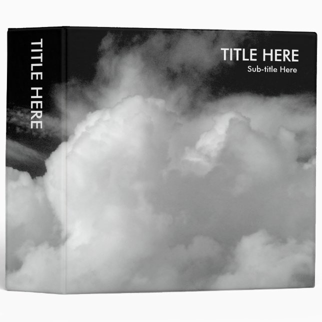 Dramatic Sky (2.0in) 3 Ring Binder (Front/Spine)