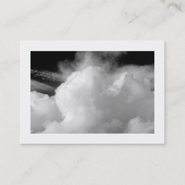Dramatic Sky (bordered) Business Card (Front)