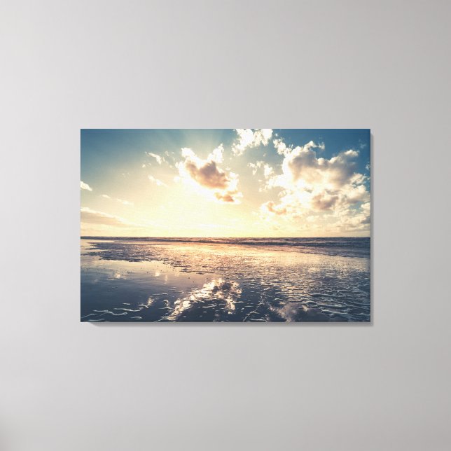 Dramatic Sunset Landscape Photo Canvas Print (Front)