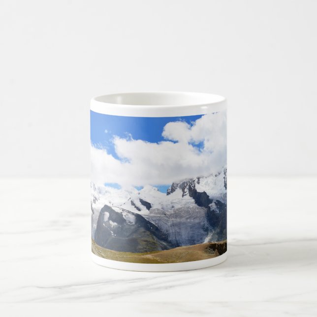 Dramatic Swiss alps Coffee Mug (Center)