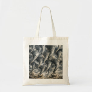 Dramatic Tornado Storm Pattern Tote Bag