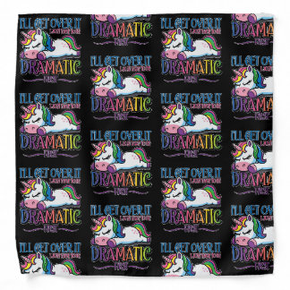 Dramatic Unicorn Bandana