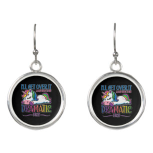 Dramatic Unicorn Earrings