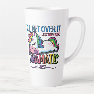 Dramatic Unicorn Latte Mug