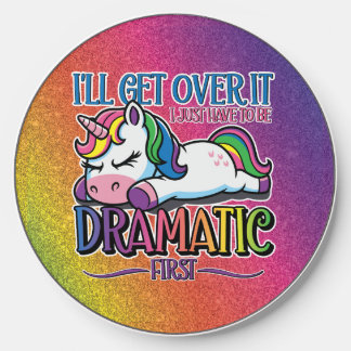Dramatic Unicorn - Sparkly Rainbow Wireless Charger