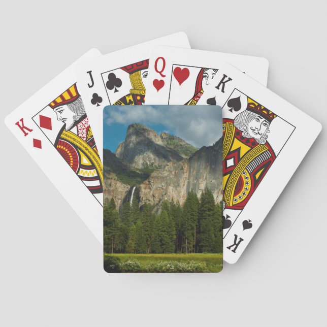 Dramatic View Of Yosemite Valley From The Gates Poker Cards (Back)
