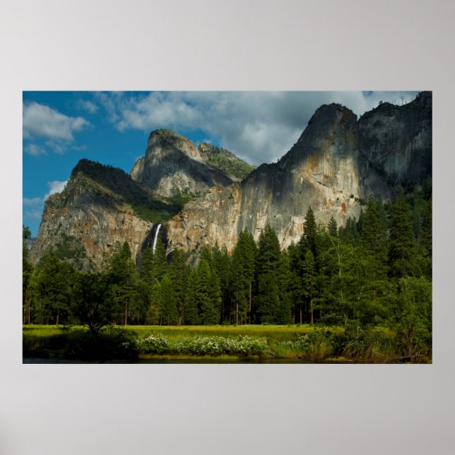 Dramatic View Of Yosemite Valley From The Gates Poster (Front)