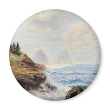 Dramatic Waves Pound a Rocky Coast