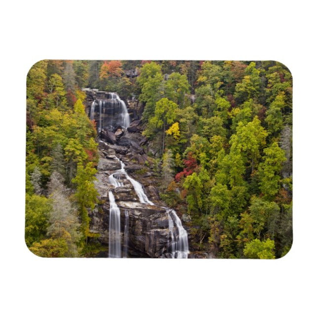 Dramatic Whitewater Falls in autumn in the Magnet (Horizontal)
