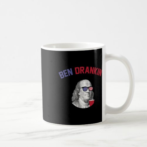 Drankin T Shirt Fourth Of July Patriotic Drinking  Coffee Mug