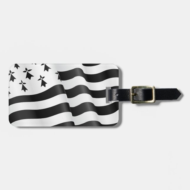 Drapeau breton (Breton flag) Luggage Tag (Front Horizontal)